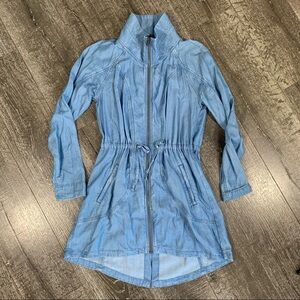 Athleta women’s switchback chambray long jacket